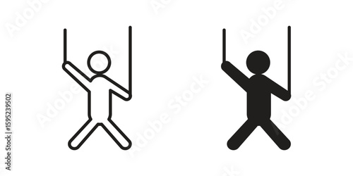 Puppet icon set. minimal logotype web element pack.