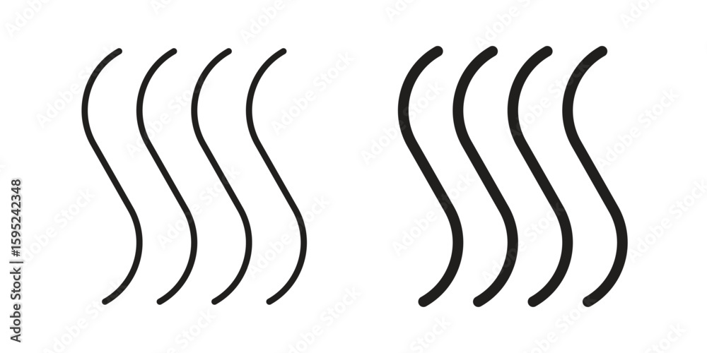 Obraz premium Hot icon set. minimal logotype web element pack.