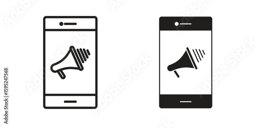 Free Download Advertising icon set. minimal logotype web element pack. - GFXLoad