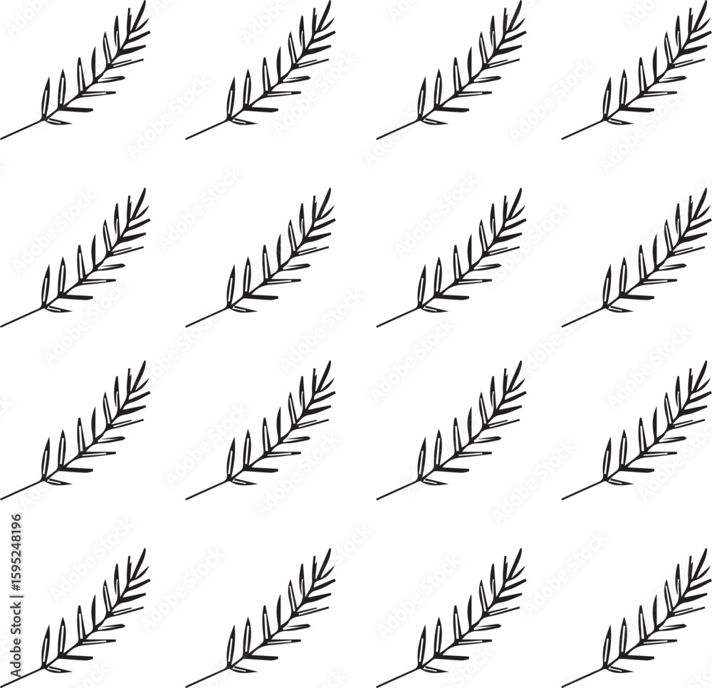 Fototapeta premium seamless pattern with trees