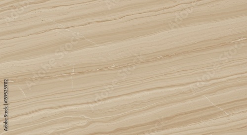 Light Beige Stone Slab Texture with Natural Veins
