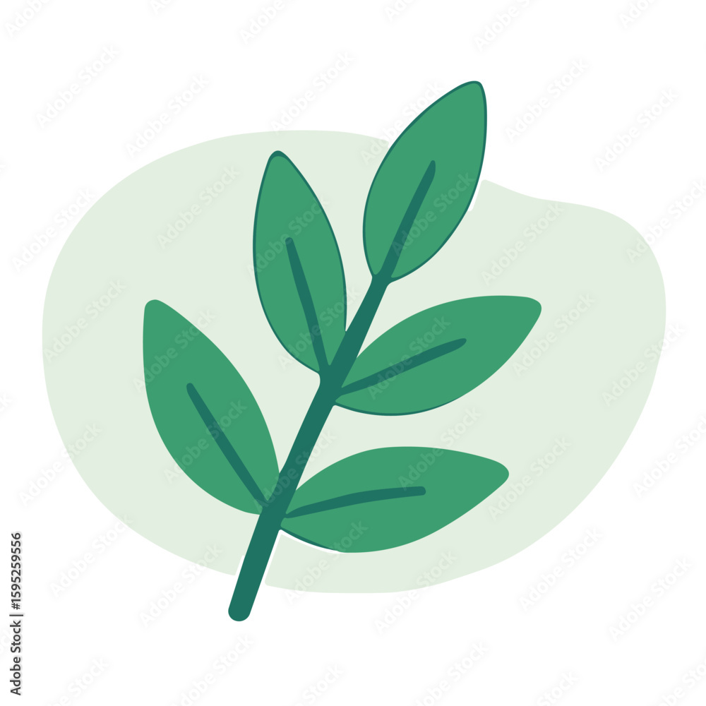 Fototapeta premium Leaf Branch vector
