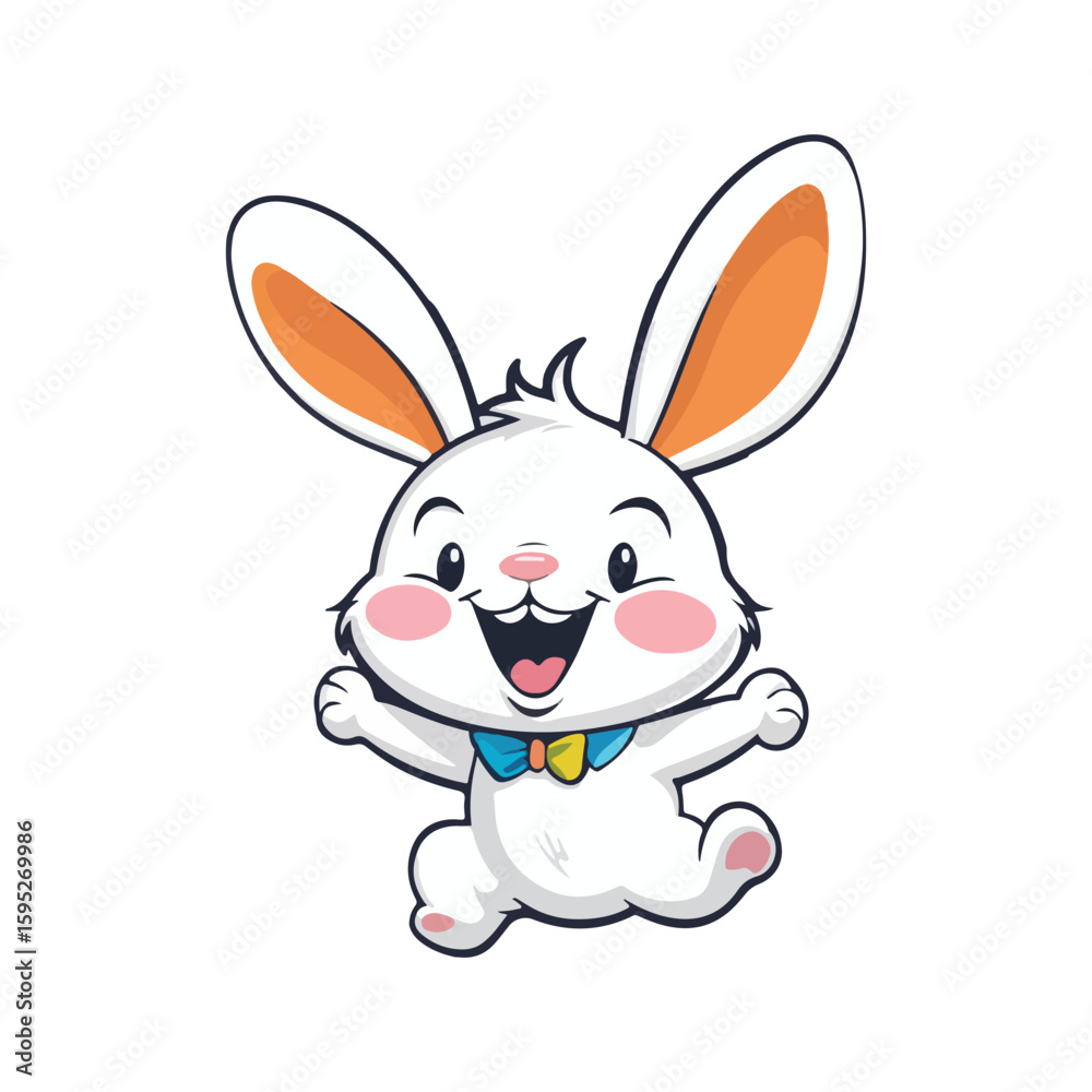 Fototapeta premium Bouncing Bunny Joy