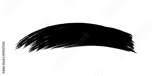 Vector brush srokes texture. Distressed uneven texture. Grunge background. Abstract vector illustration. Overlay to create interesting effect and depth. Black isolated on white background. EPS10.