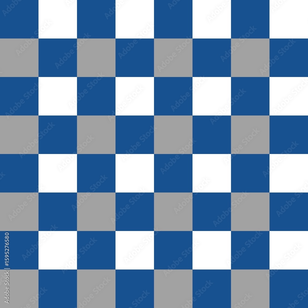 Fototapeta premium plaid pattern tartan navy glue gray white square 