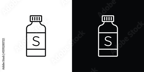 Solvent icons. linear trend modern icons set