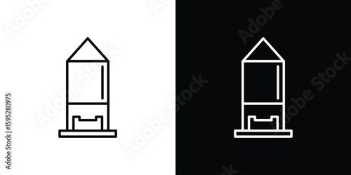 Silo icons. linear trend modern icons set