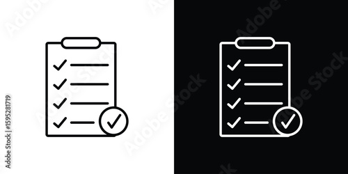 Requirements icons. linear trend modern icons set