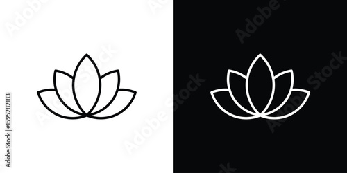 Protea icons. linear trend modern icons set