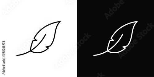 Light weight icons. linear trend modern icons set