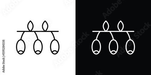 Jujube icons. linear trend modern icons set