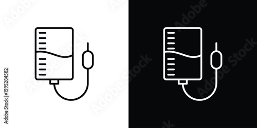 Intravenous icons. linear trend modern icons set