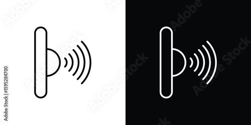 Infrared icons. linear trend modern icons set