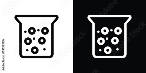 Hard Water icons. linear trend modern icons set