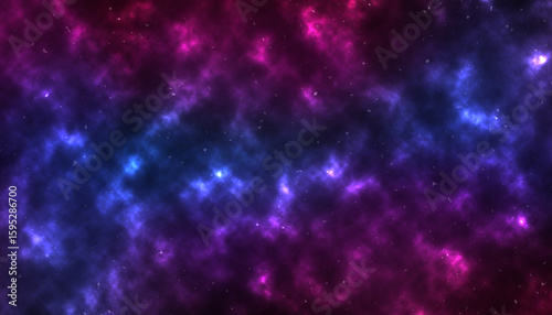 Fototapeta Naklejka Na Ścianę i Meble -  abstract space galaxy background with glowing stars