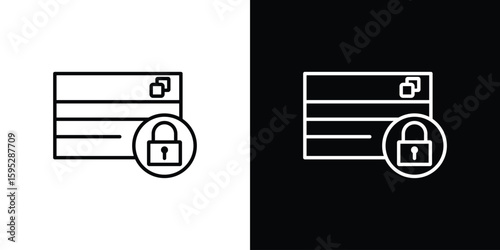 Credit limit icons. linear trend modern icons set