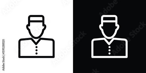 Concierge icons. linear trend modern icons set