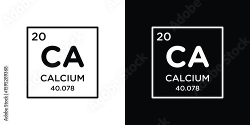 Calcium icons. linear trend modern icons set