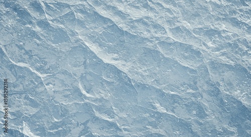 Textured Ice Surface with Grooves and Light Blue Hue