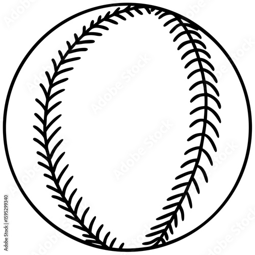 baseball ball isolated on white