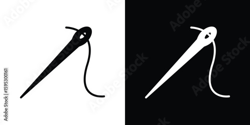 Needle icon elements. A modern flat and line icons set