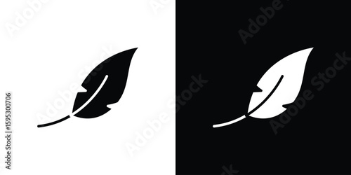 Light weight icon in modern thin line and glyph concept.