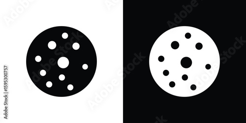 Leukemia icon in modern thin line and glyph concept.