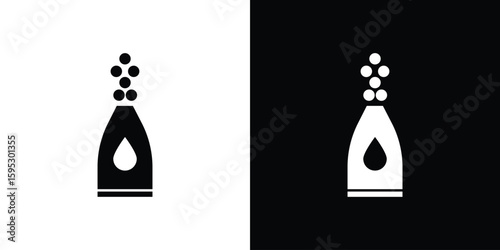 Humidifier icon in modern thin line and glyph concept.