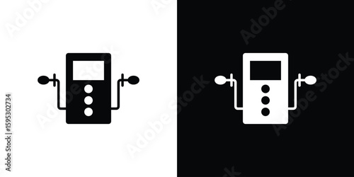 Dialysis icon in modern thin line and glyph concept.