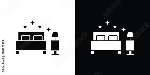 Clean Room icon in modern thin line and glyph concept.