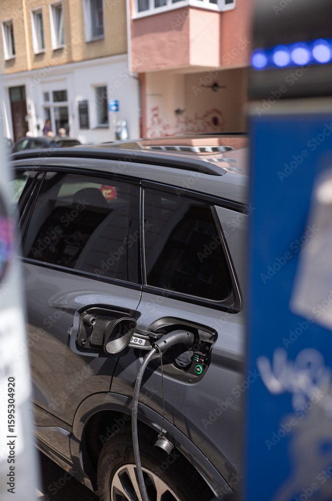 Fototapeta premium Electric car charging