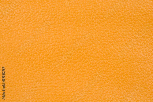 Schilderij op canvas A detailed close-up reveals the textured surface of yellow artificial leather, s