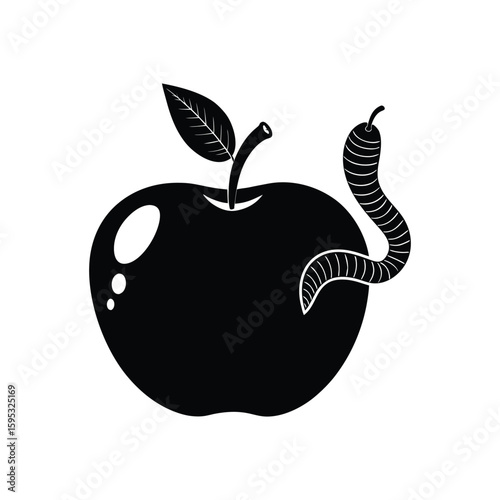 apple and worm