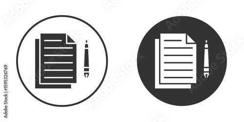 Wills and trusts icon clipart element. stroke art design graphics