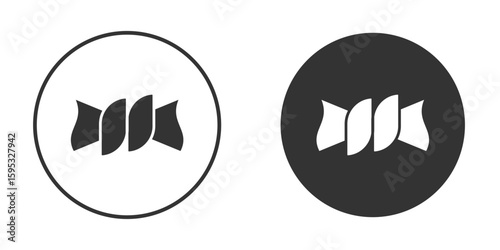 Squeeze icon clipart element. stroke art design graphics