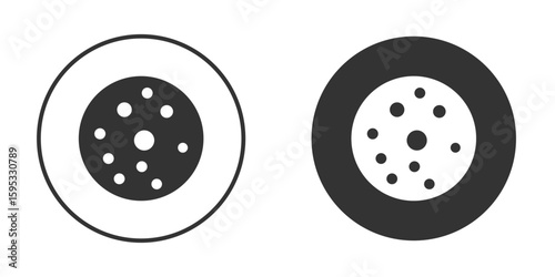 Leukemia icon clipart element. stroke art design graphics