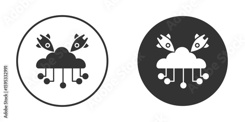 DOS icon clipart element. stroke art design graphics