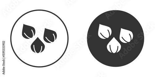Chickpeas hummus icon clipart element. stroke art design graphics