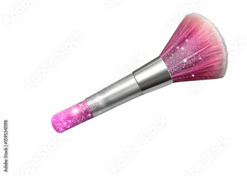 Shiny  diamond dust isolated on transparent background. pink watercolor png