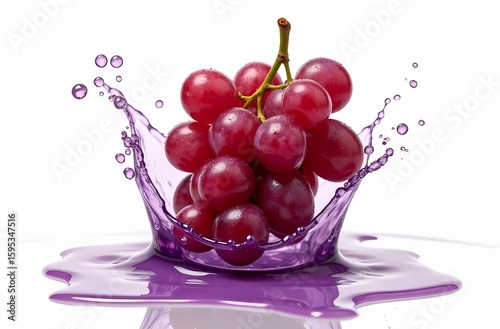 grapes in water
