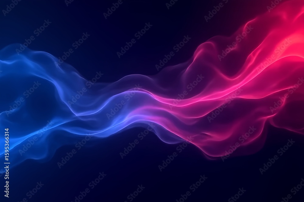 Fototapeta premium Abstract gradient wave background. Flowing abstract digital artwork. Modern, minimalist background or wallpaper