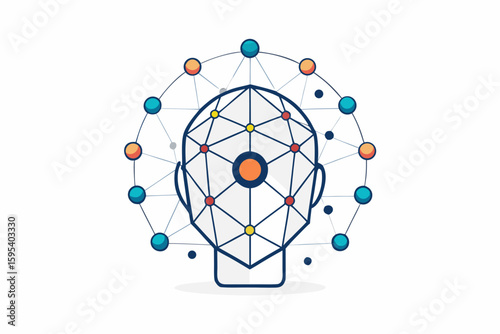 Cyber mesh wire head network fine lines