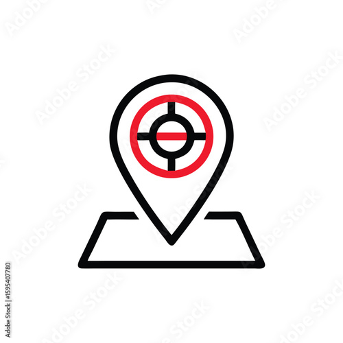 Red circle with minus symbol