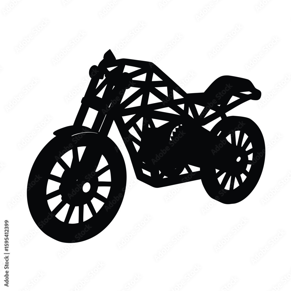Fototapeta premium 3D Printed Motorcycle Concept Design