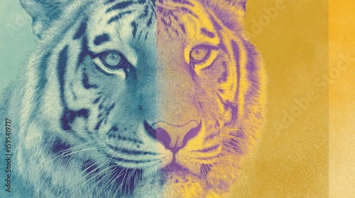 pop-art comic animal artwork 