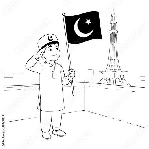 independence day of pakistan vector