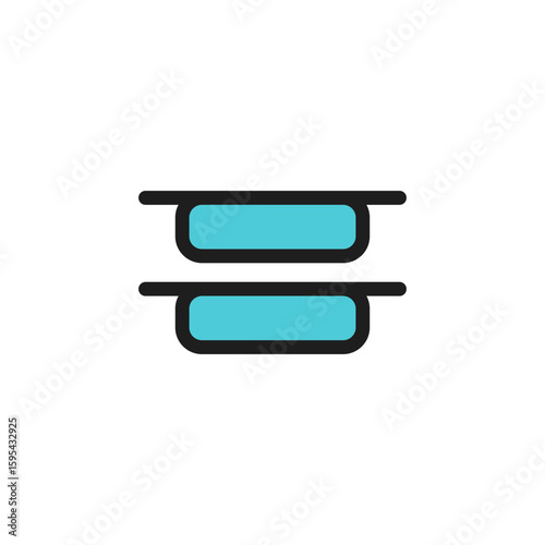align icon is designed in a visually appealing and easily recognizable style. It’s suitable for various visual needs such as apps, digital media, or other graphic design projects