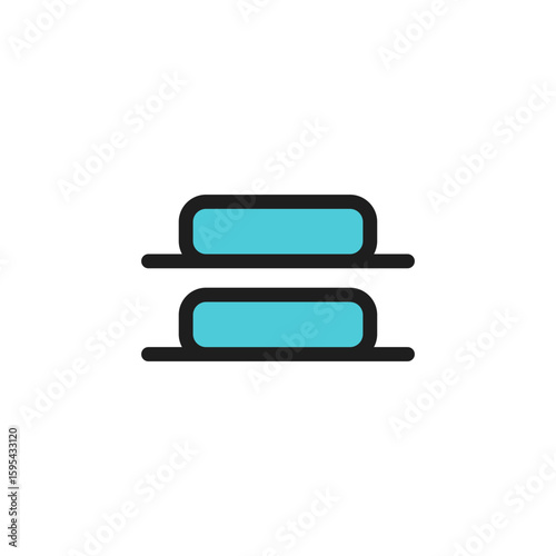 align icon is designed in a visually appealing and easily recognizable style. It’s suitable for various visual needs such as apps, digital media, or other graphic design projects