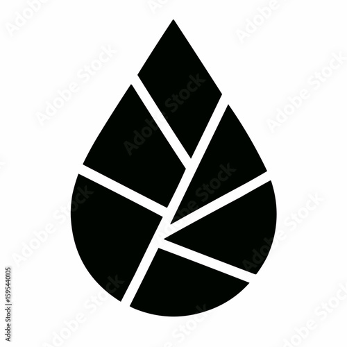 Oil barrel vector icon: an abstract symbol design of a ship's oil barrel on the ocean