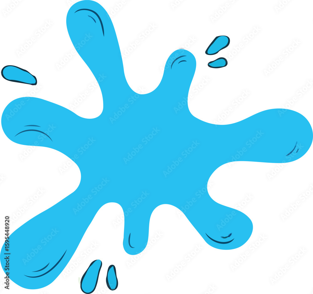 Obraz premium vector water splash